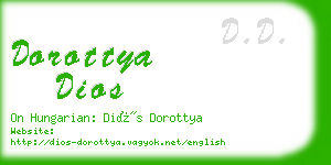 dorottya dios business card